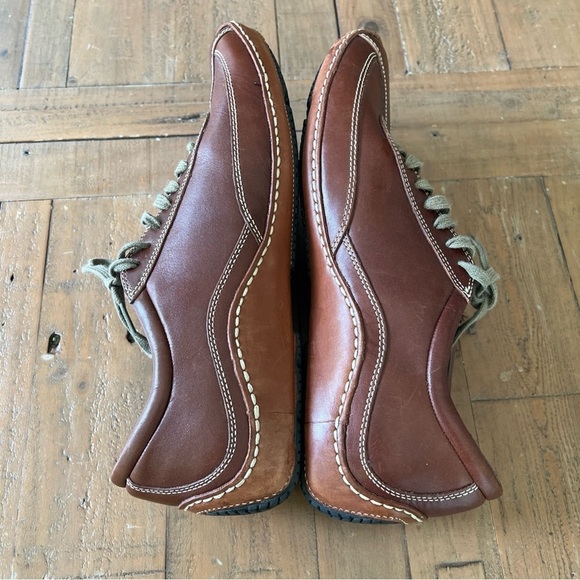 Cole Haan Air Ryder Driver Oxford 8M Mens Brown Leather Nike Air Sneakers - Picture 6 of 12